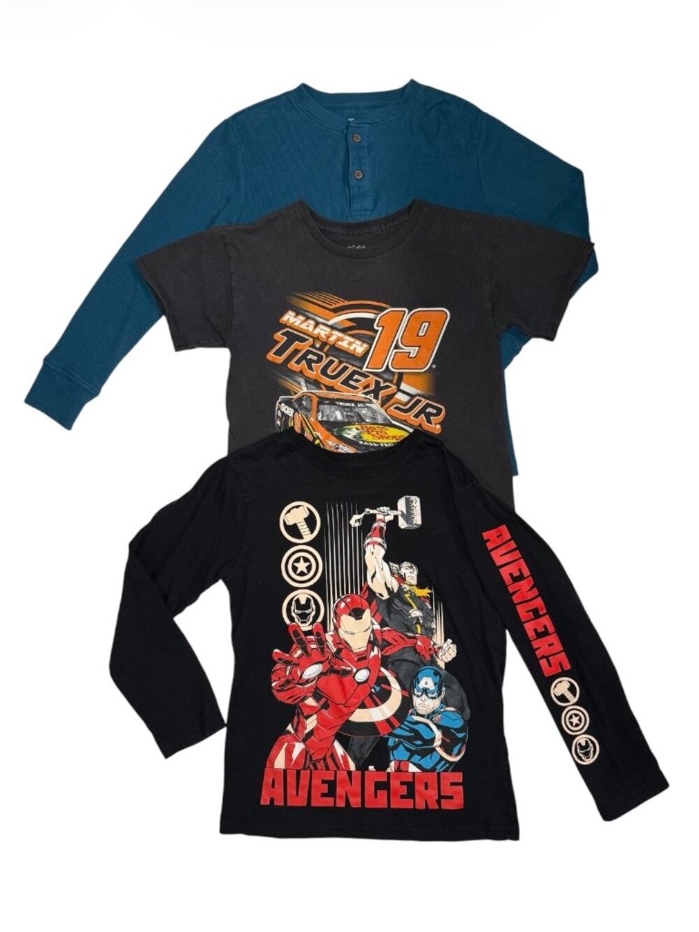 The Children's Place Boys Long Sleeve Graphic Shirts Size M(7/8)